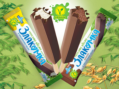 Zlakomka - la première glace végétalienne en Ukraine - Actualités - Khladoprom Ice Cream Factory